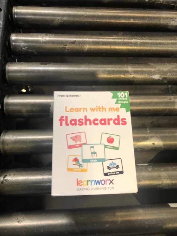 Photo 1 of LearnWorx 101 Baby Flash Cards for Toddlers 1-3 | Award Winning First Words Toddler Flash Cards | Speech Toys Help Learn Objects, Numbers & Play Games - Big Toddler Learning Flashcards Preschool Kids