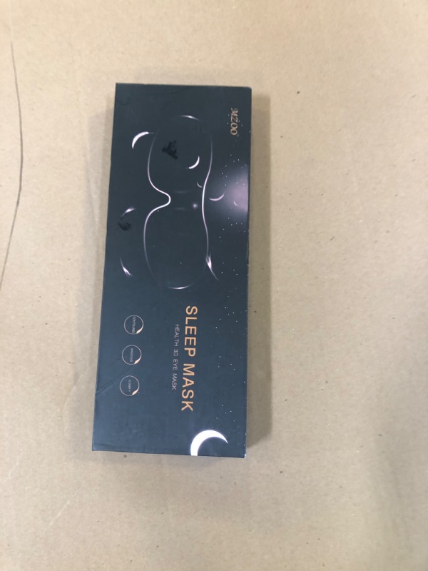 Photo 1 of MZOO Luxury Sleep Eye Mask for Side Sleeper Men Women, Zero Eye Pressure 3D Sleeping Mask, Light Blocking Patented Design Night Blindfold, Soft Eye Shade Cover for Travel, Blue

