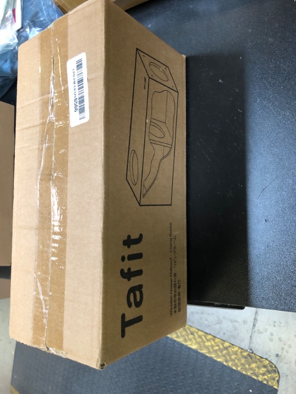 Photo 1 of Tafit Hamster Hideout Wooden House Chamber Small Animals Pets Tunnel Exploring Toys Secret Peep Shed for Dwarf Hamsters, Syrian Hamsters, Gerbils, Hedgehogs, Rats, Mice (Living Room)