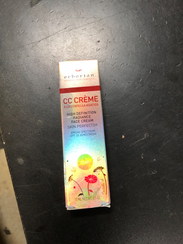 Photo 1 of Erborian Color Correcting CC Cream with Centella Asiatica, Fair (Clair) - Light Multi-Purpose Facial Concealer with Illuminating Finish Soothes & Hydrates - SPF Korean Skincare Skin Perfector - 0.5 Oz