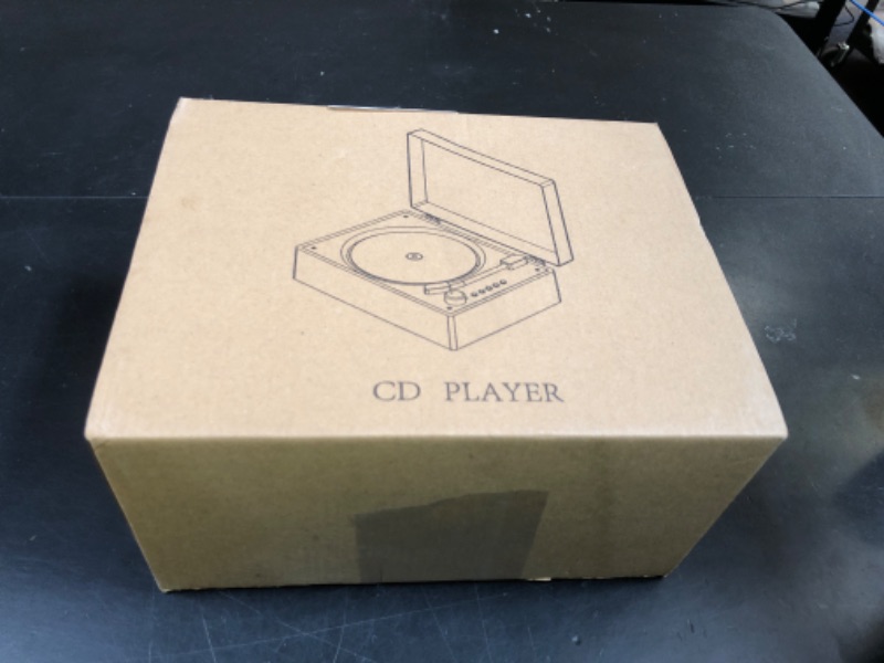 Photo 1 of Portable CD Players for Home Retro: Hi-Fi Bluetooth Music Speaker Built-in Battery Remote Control Support AUX/USB BGM Player for Home Décor Gifts for Retro Enthusiasts