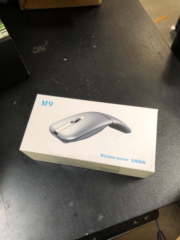 Photo 1 of Bluetooth Arc Mouse Wireless Silent Travel Mouse Rechargeable with BT & 2.4G Dual Mode, 1000/1600/2400 DPI, Slim Rotatable Portable Mobile Mice, USB Optical Computer Mice for PC Laptop Tablet -Silver