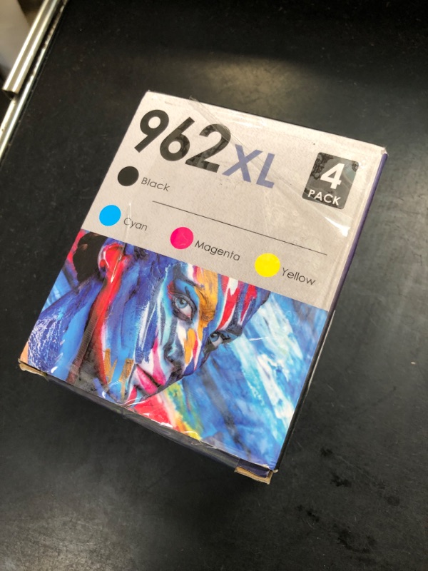 Photo 1 of 962xl Ink Cartridges. Works Well with Officejet Pro 9010, 9012, 9013, 9014, 9015e, 9016, 9018, 9019, 9020, 9025 Printers. 4 Pack (Black, Cyan, Magenta, Yellow)