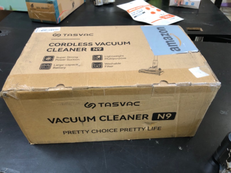 Photo 1 of Cordless Stick Vacuum Cleaner with Self-Standing, 8-in-1 Vacuum Cleaners for Home, Lightweight Powerful Vacuum with LED Screen, Rechargeable Vacuum for Carpet, Pet Hair, Tile, Hardwood Floors