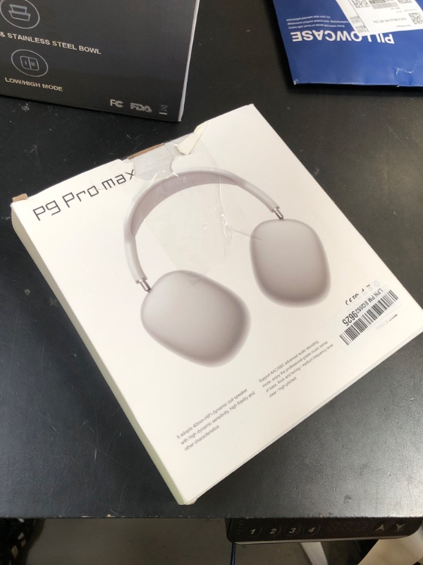 Photo 1 of Awrotye Bluetooth Over Ear Headphones with Microphone,Wireless and Wired Headset with 32 Hours Playtime,Foldable Lightweight Earphones Fitting in Sports,Gym,Home,Office for iOS/Android/Laptop-Silver