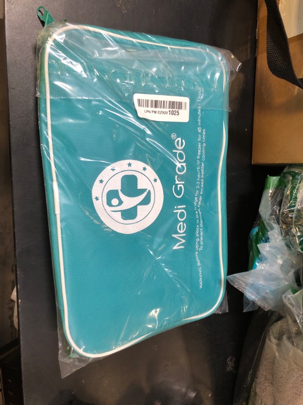 Photo 1 of Medi Grade Cooling Ice Face Mask and Cooling Eye Mask for Puffy Eyes & Migraine Relief - Self Care Face Ice Pack with ChillGel Face Ice Mask Technology - Cooling Face Mask, Eye Pads and Bag