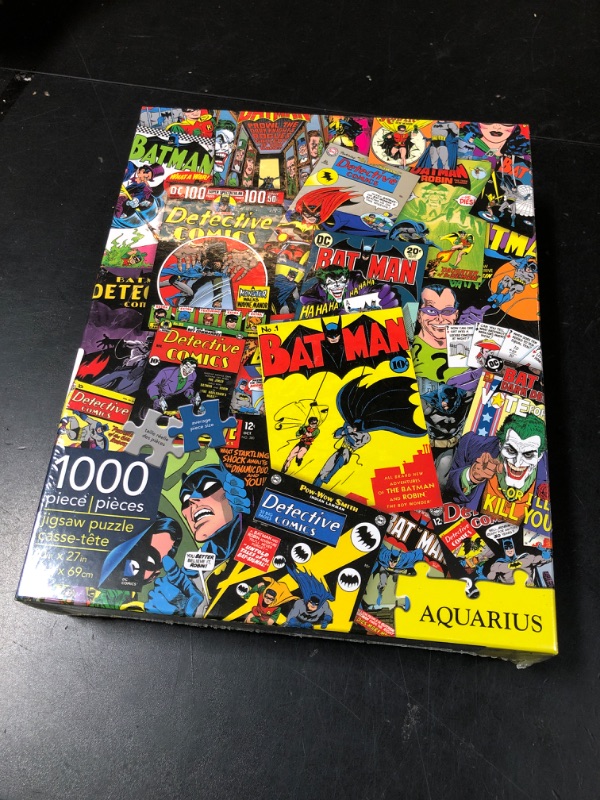Photo 1 of Aquarius Batman Puzzl;e 1000 Pcs 20 x 27 Inches
