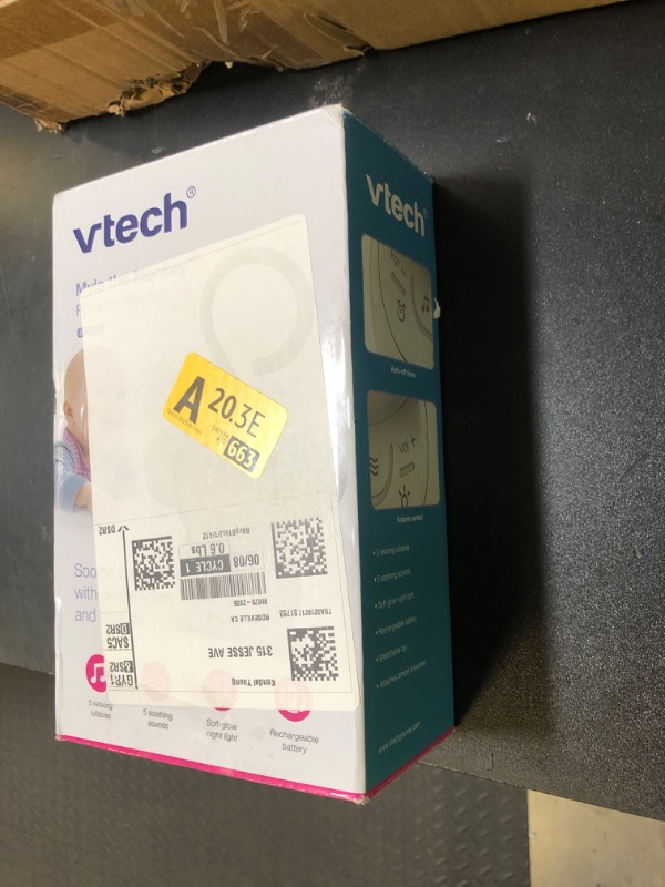 Photo 1 of VTech Communications BC8211 Myla The Monkey Baby Sleep Soother with a White Noise Sound Machine Featuring 5 Soft Ambient Sounds, 5 Calming Melodies & Soft-Glow Night Light, 1 Count (Pack of 1)