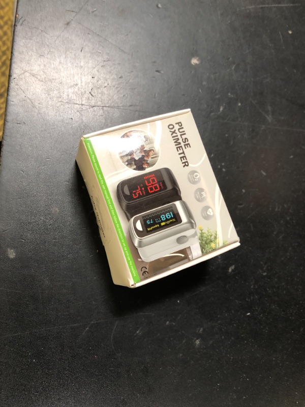 Photo 1 of Pulse Oximeter HealthTree Oxygen Monitor Fingertip, Bluetooth Pulse Ox with Free APP, O2 Pulse Oximeter Finger and Heart Rate Monitor, 2 X AAA Batteries, Lanyard
