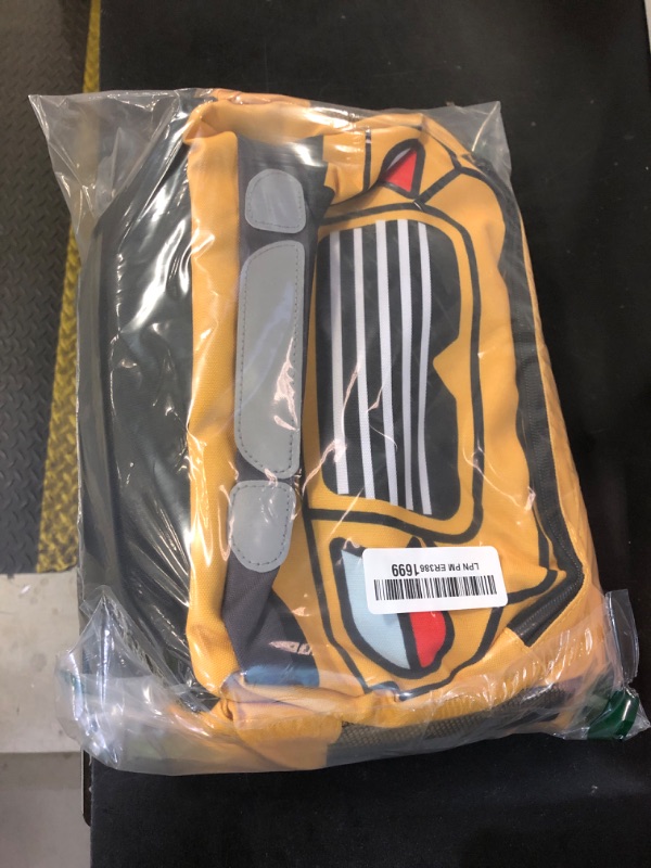 Photo 1 of Toddler Backpack Boy Girls Preschool School Bus Bookbag Kindergarten 3D Daycare Bags Lunch Box Medium Yellow Red