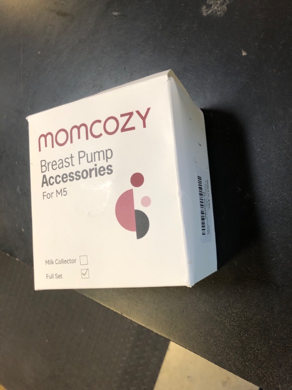 Photo 1 of Momcozy Full Set Collector Cup Only Compatible with Momcozy M5 NOT for Others. Original M5 Breast Pump Replacement Accessories (160ml, with Double-Sealed Flange 24mm)