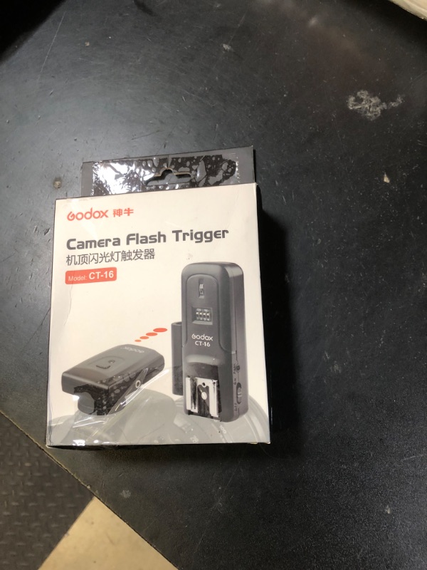 Photo 1 of Godox CT-16 Wireless Radio Flash Trigger Receiver Kit,433MHz 2 in 1 Flash Transmitter and Receiver Compatible for Canon Nikon Sony Pentax Olympus DSLR Camera Flash Trigger,Studio Flash Lighting