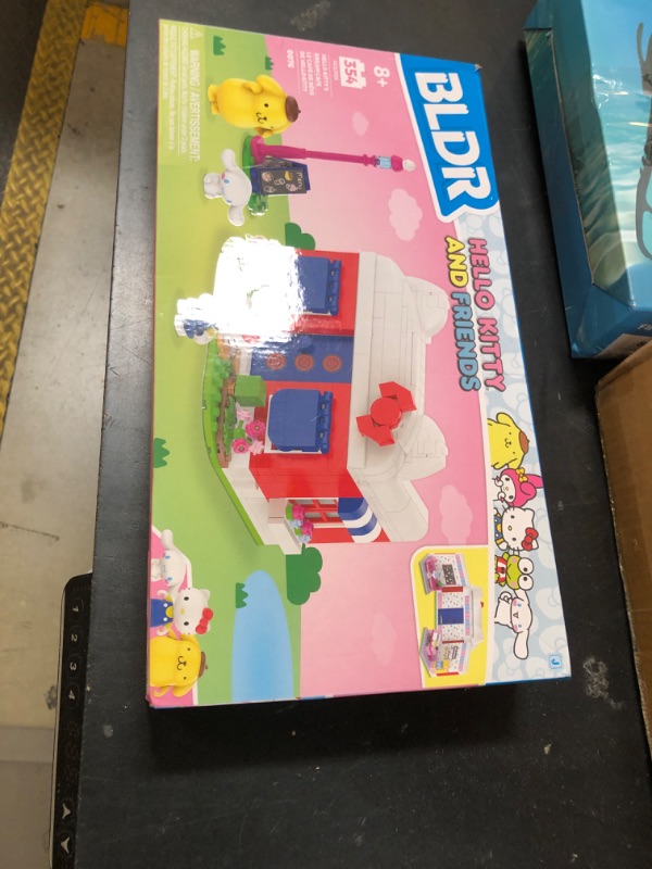 Photo 1 of BLDR Hello Kitty and Friends, Hello Kitty’s Dream Cafe Building Set - Hello Kitty, Cinnamoroll, and Pompompurin Minifigures - Kids and Sanrio Fans Ages 8+, 0076