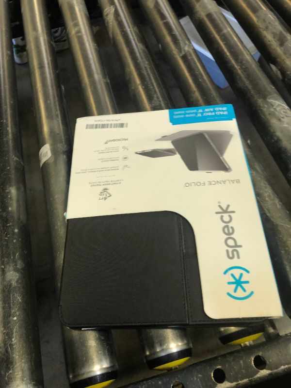 Photo 1 of Speck Products Balance Folio Case iPad Air (2022)/(2020)| iPad Pro 11-in. (2nd Generation)| iPad Pro 11-inch (2021), Black/Black