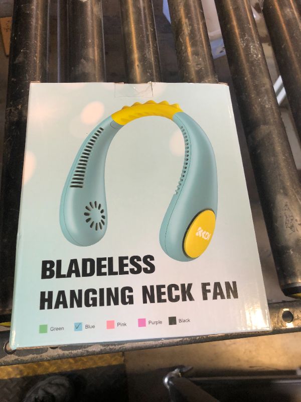 Photo 1 of Kids Neck Fan, Portable Bladeless Fans for Kid 4-14Y Girls & Boys, 2600mAh USB Personal Mini Cooling Fan for Travel/Camping/Study, 4 Speeds, Lightweight, Compact, Perfect Summer Gifts for Kids