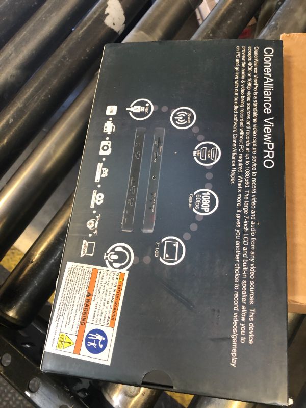 Photo 1 of ClonerAlliance ViewPro, Portable 1080p@60fps HDMI Video Recorder and Playback with 7" LCD, AV/VGA/YPbPr Inputs. Schedule Recording. No TV is Required.