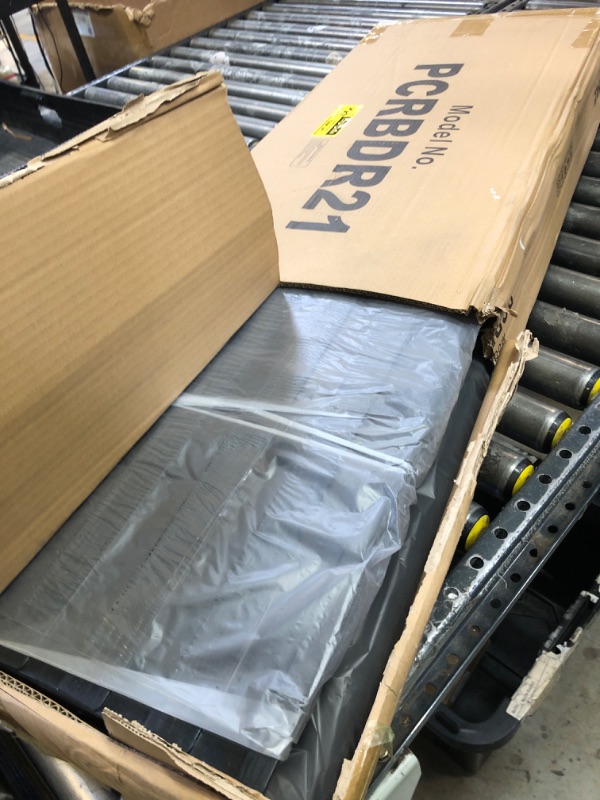 Photo 1 of PYLE PCRBDR21 Car Vehicle Curbside Driveway Ramp - 4ft Heavy Duty Rubber Threshold Bridge Tracks Curb Ramps