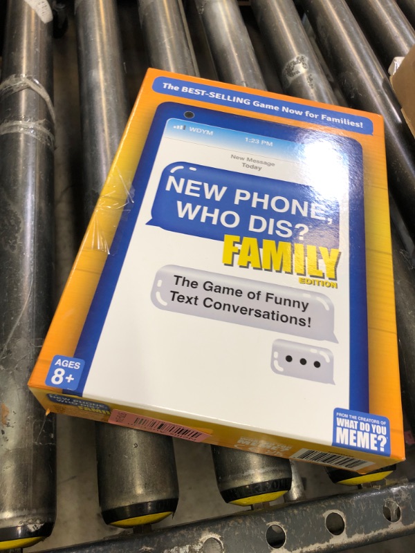 Photo 1 of New Phone, Who Dis? Family Edition By Relatable, A Fun Choice For Games And Card Games For Family Gatherings, Great For Kids Games, Includes 150 Inbox Cards, 300 Reply Cards, And Instructions