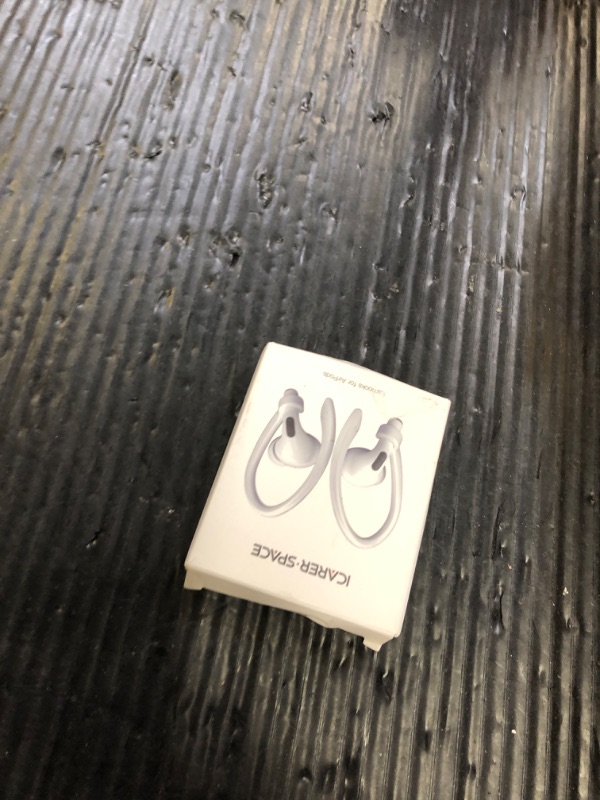 Photo 1 of ICARERSPACE 2 Pairs AirPods Ear Hooks for AirPods Pro 2, AirPods Pro, AirPods 4, 3, 2 & 1, Upgraded Anti Slip Sports Clip Hooks for AirPods 1, 2, 3, 4,Pro and Pro 2 – White
