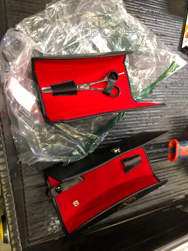 Photo 1 of 1 pair only---XPERSIS PRO Hair Cutting Sharp Barber Scissors and Thinning Shears Light weight German Made Premium Steel With Finger Rest