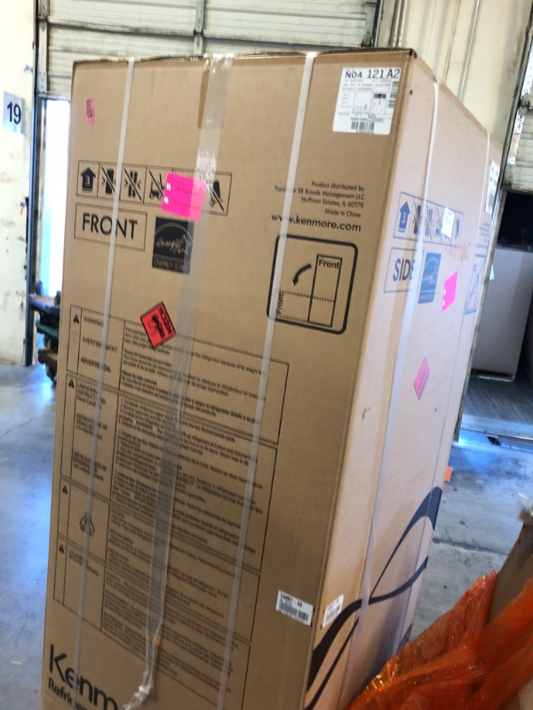 Photo 1 of Kenmore 30 in. 18.2 cu. ft. Capacity Refrigerator/Freezer with Adjustable Glass Shelving, Humidity Control Crispers, Gallon Door Bins, ENERGY STAR Certified, Black