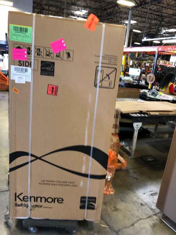 Photo 1 of Kenmore 30 in. 18.2 cu. ft. Capacity Refrigerator/Freezer with Adjustable Glass Shelving, Humidity Control Crispers, Gallon Door Bins, ENERGY STAR Certified, Black