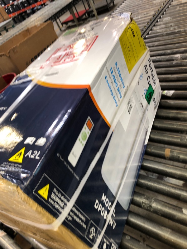 Photo 1 of DuraComfort Portable Air Conditioner, 12000 BTU(ASHRAE) /8150 BTU (SACC) Smart AC Unit, Built-in Dehumidifier and Fan Modes, Mobile App, Cools up to 350 Sq.Ft, White 