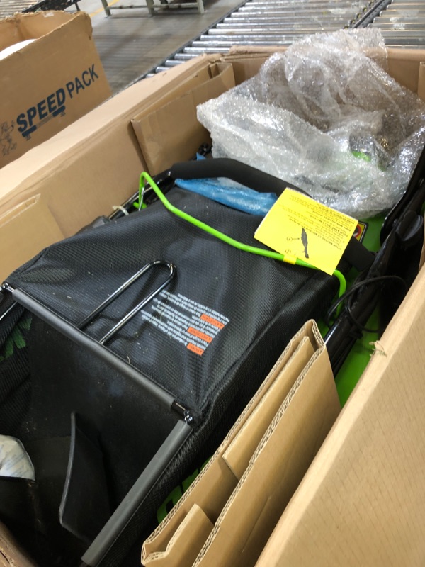 Photo 1 of USED----Greenworks 80V 21" Brushless Cordless (Push) Lawn Mower (75+ Compatible Tools), 4.0Ah Battery and 60 Minute Rapid Charger Included