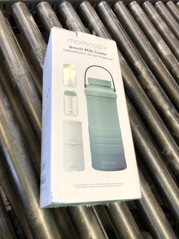 Photo 1 of Momcozy 22oz Portable Breast Milk Cooler for Outdoor, Life Saver with 360° Total Cooling for 24 Hours, Larger Capacity Travel Breastmilk Chiller with 2pcs Baby Bottles for Breastmilk Storage, Green