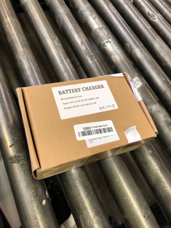 Photo 1 of KATBO 10-Amp Car Battery Charger Full Automatic Maintainer Manual Switching Current 2A 6A for car Motorcycle Trickle Batteries for Lead-Acid Batteries, AGM,Gel,STD