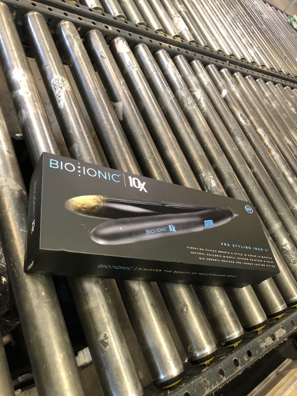 Photo 1 of Bio Ionic 10X Styling Iron, 1" Hair Straightener with Moisturizing Heat Technology, Flat Iron for 10-Minute Styling, Hair Straightener and Curler