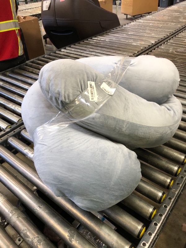 Photo 1 of Cute Castle Pregnancy Pillows, Soft U-Shape Maternity Pillow with Removable Cover - Full Body Pillows for Adults Sleeping - Pregnancy Must Haves - Jumbo 57 Inch - Grey