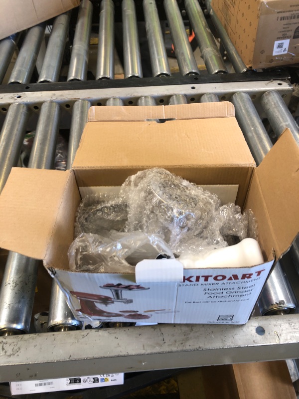 Photo 1 of Stainless Steel Meat Grinder Attachments for KitchenAid Mixers, Meat Grinder, Sausage Stuffer, Perfect Grinder Attachment for KitchenAid, Dishwasher Safe(Machine/Mixer Not Included)