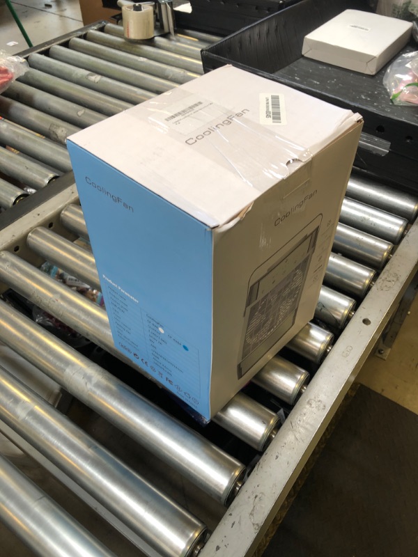 Photo 1 of Portable Air Conditioners, 1000ml Portable Air Conditioner, 1600ml Portable AC Unit with 2/4/8 Hour Timer, Powerful 3 Speed 7 Color LED Evaporative Air Cooler (Grey 1)