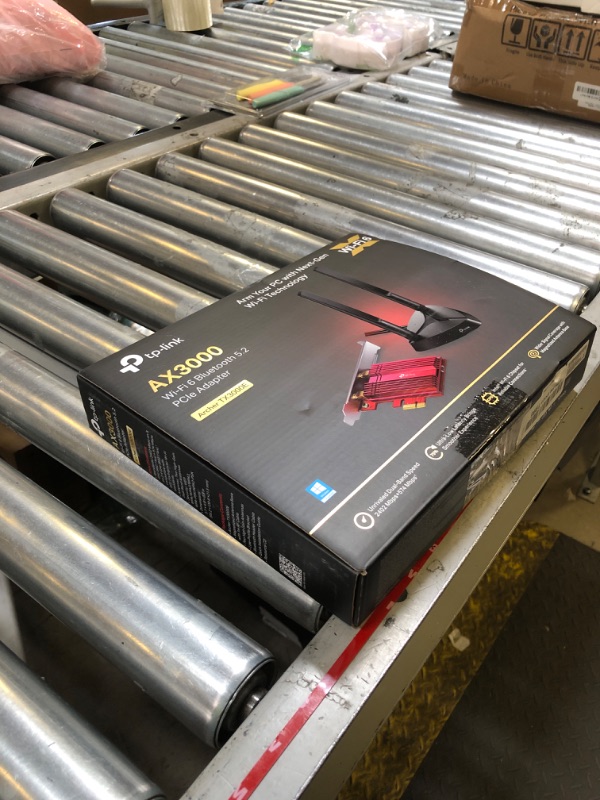 Photo 1 of TP-Link WiFi 6 AX3000 PCIe WiFi Card (Archer TX3000E), Up to 2400Mbps, Bluetooth 5.3, 802.11AX Dual Band Wireless Adapter with MU-MIMO, OFDMA, Ultra-Low Latency, Supports Windows 11, 10 (64bit)