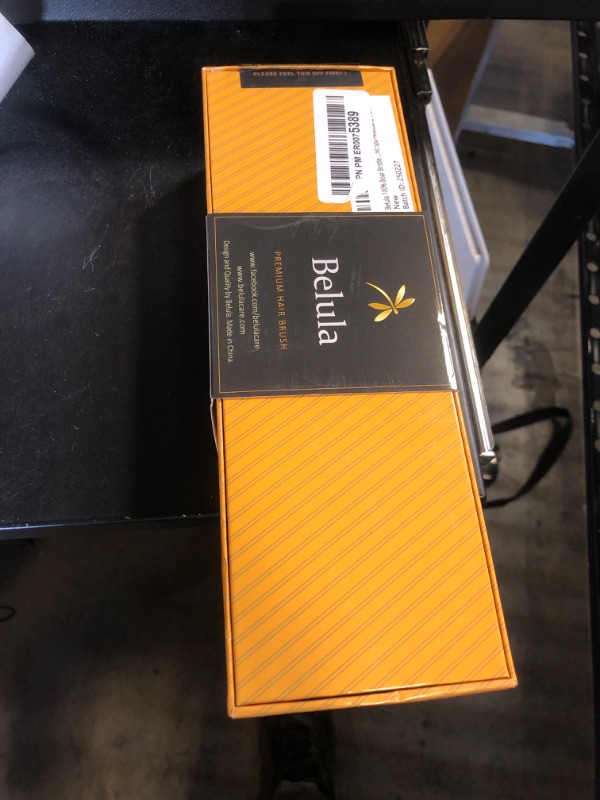 Photo 1 of Belula 100% Boar Bristle Hair Brush Set (Medium). Soft Natural Bristles for Thin and Fine Hair. Restore Shine And Texture. Wooden Comb, Travel Bag and Spa Headband Included!