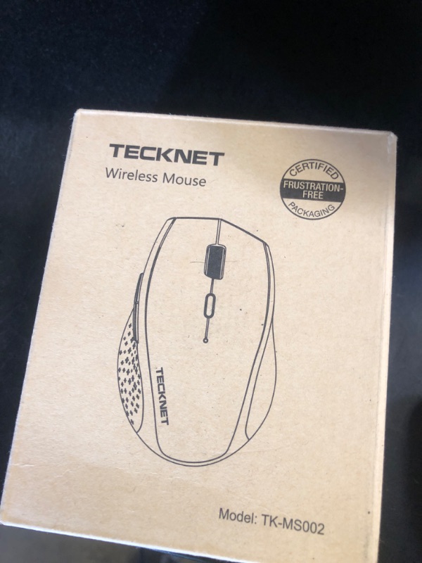 Photo 1 of TECKNET Wireless Mouse Rechargeable,Mouse for Laptop Computer,2.4G USB Computer Mice Wireless,6 Button 6400 DPI Ergonomic Silent Mice,Portable Cordless Travel Mice-Wide Compatibility