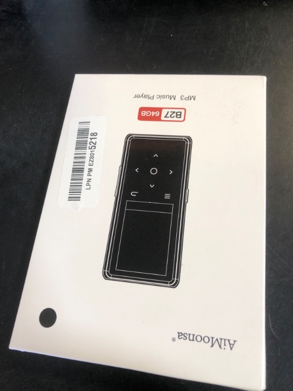 Photo 1 of 64GB MP3 Player with Bluetooth 5.2, AiMoonsa Music Player with Built-in HD Speaker, FM Radio, Voice Recorder, HiFi Sound, E-Book, Earphones Included