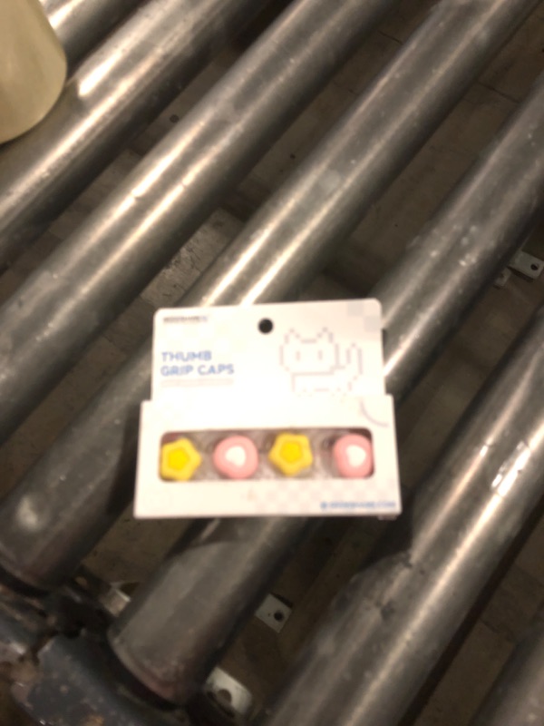 Photo 1 of GeekShare Cute Silicone Joy Con Thumb Grip Caps, Joystick Cover Compatible with Switch/OLED/Switch Lite,4PCS - Cream Heart