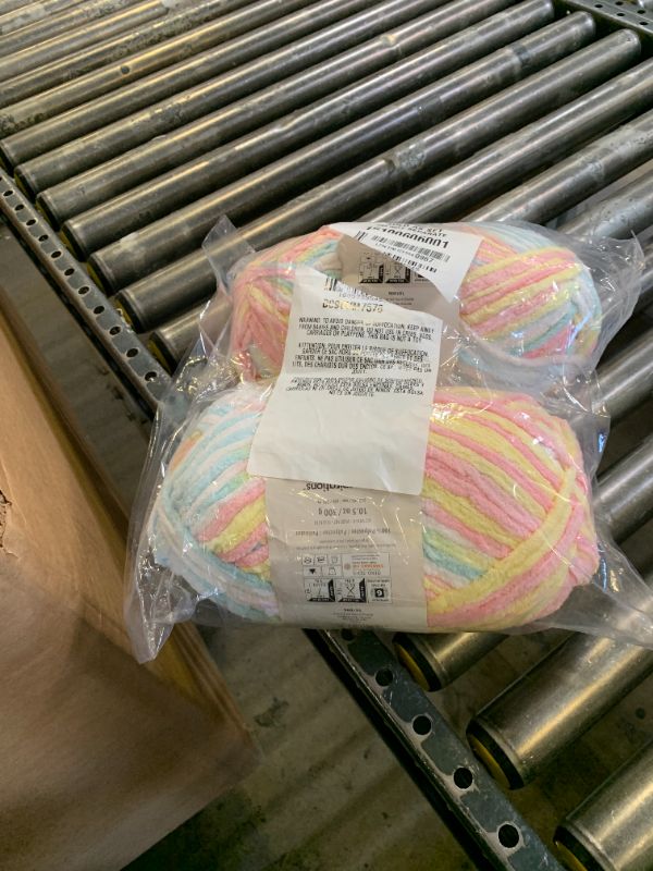 Photo 1 of Bernat Baby Blanket Pitter Patter Yarn - 2 Pack of 300g/10.5oz - Polyester - 6 Super Bulky - 220 Yards - Knitting/Crochet