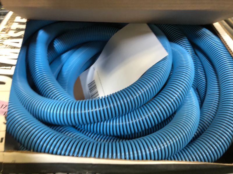 Photo 1 of Poolmaster 33440 Heavy Duty In-Ground Pool Vacuum Hose With Swivel Cuff, 1-1/2-Inch by 40-Feet,Neutral