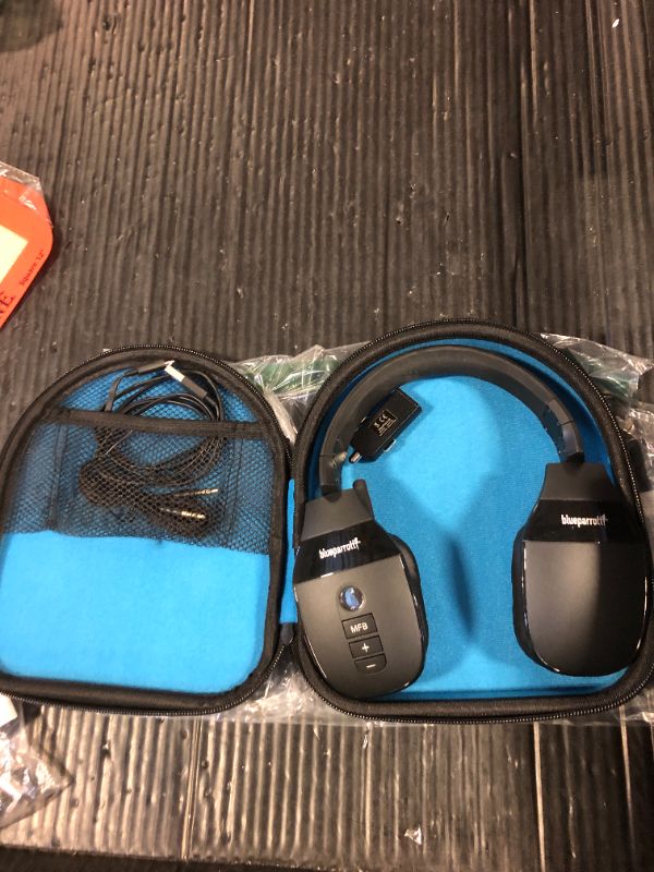 Photo 1 of BlueParrott S450-XT Stereo Bluetooth Wireless Headphones 82% Noise Canceling Over Head Headset with Mic for Music and Calls, Hi-Fi Stereo Audio, 300 ft. Wireless Range, 24 hrs. Talk Time, Black