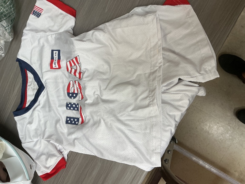 Photo 1 of Cnins Kids Soccer Training Jerseys 4T Boys & Girls Practice Outfits with National Team Colors, Moisture-Wicking