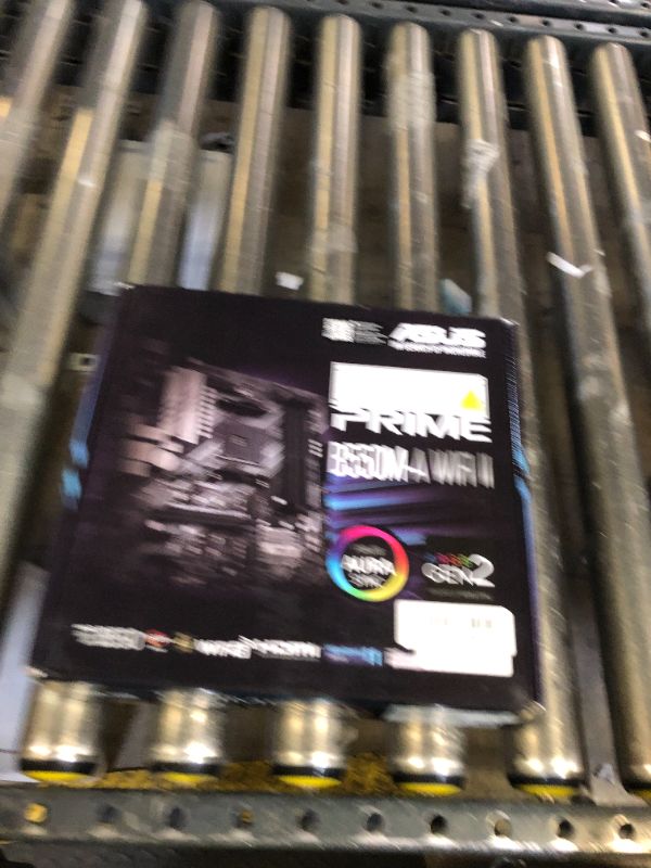 Photo 1 of ASUS Prime B550M-A WiFi II AMD Micro ATX Motherboard with PCIe 4.0, WiFi 6, ECC Memory, HDMI 2.1, RGB Header