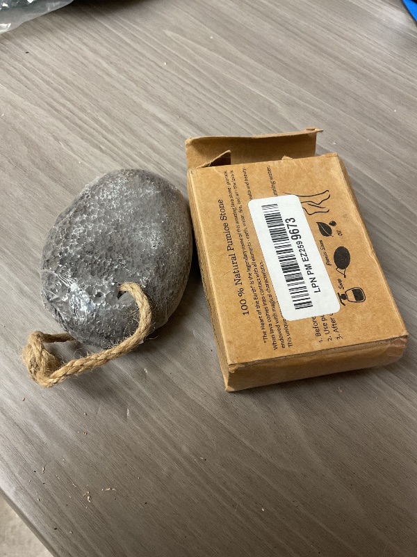 Photo 1 of Pumice Stone - Natural Earth Lava Black - Callus/Corn Remover for Feet Heels and Palm - Pedicure Exfoliation Tool - Dry Dead Skin Scrubber - Health Foot Care