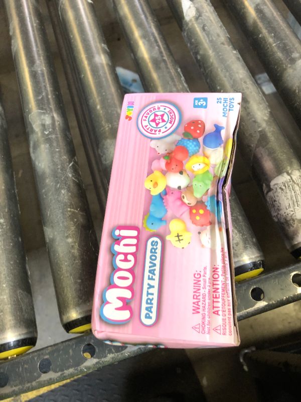 Photo 1 of JOYIN Mochi Squishy Toys Set, Random 25 Pack Mini Squishy Mochi, Party Favors for Kids, Kawaii Stress Relief Toys, Basket Stuffers, Goodie Bags Fillers, Birthday Gifts, Classroom Prizes