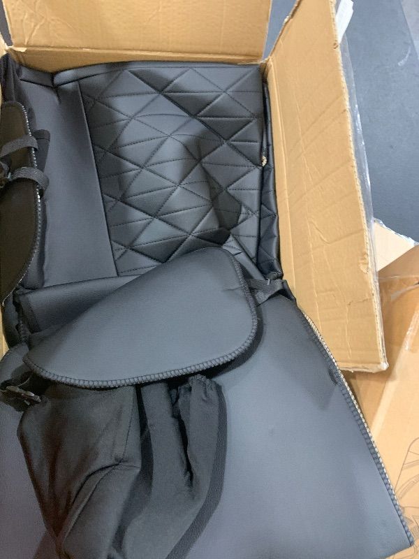 Photo 1 of WENNFOUR Car Seat Covers Full Set,Luxury Leather Seat Covers for Cars,Universal Waterproof Interior Seat Covers, Automotive Car Seat Cover for Most Vehicles,Truck,SUV Black