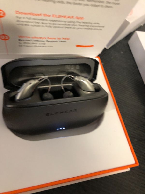 Photo 1 of ELEHEAR-Beyond OTC Hearing Aids, AI Powered Speech Enhancement and Tinnitus Masking, Superior Sound Quality, Connectivity with iOS or Android Devices via Bluetooth 5.3, for Seniors and Adults