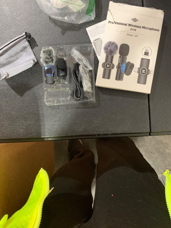 Photo 1 of HEHOTTC Mini Wireless Lavalier Microphone for iPhone, iPad, Android Phone - Noise Reduction Lapel USB C Bluetooth Mic for Recording, Clip on Omni Lav Mic for Video Recording, Tiktok, YouTube, Vlog