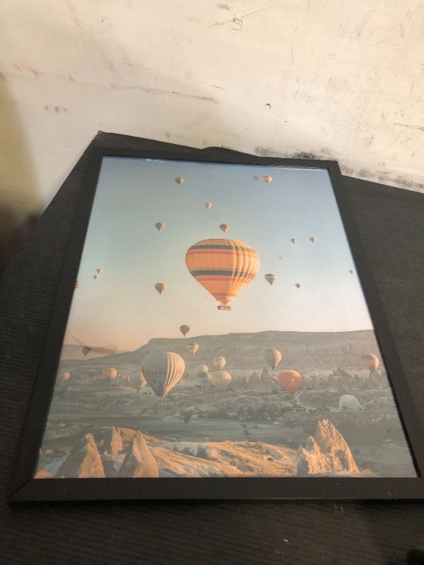 Photo 1 of 12x16 Black Picture Frame for 30 x 40cm Diamond Painting Art, Display Photo 12 x 16 or 10 x 14 Without Mat, Wall Hanging Large Diamond Painting Frames with Plexiglass